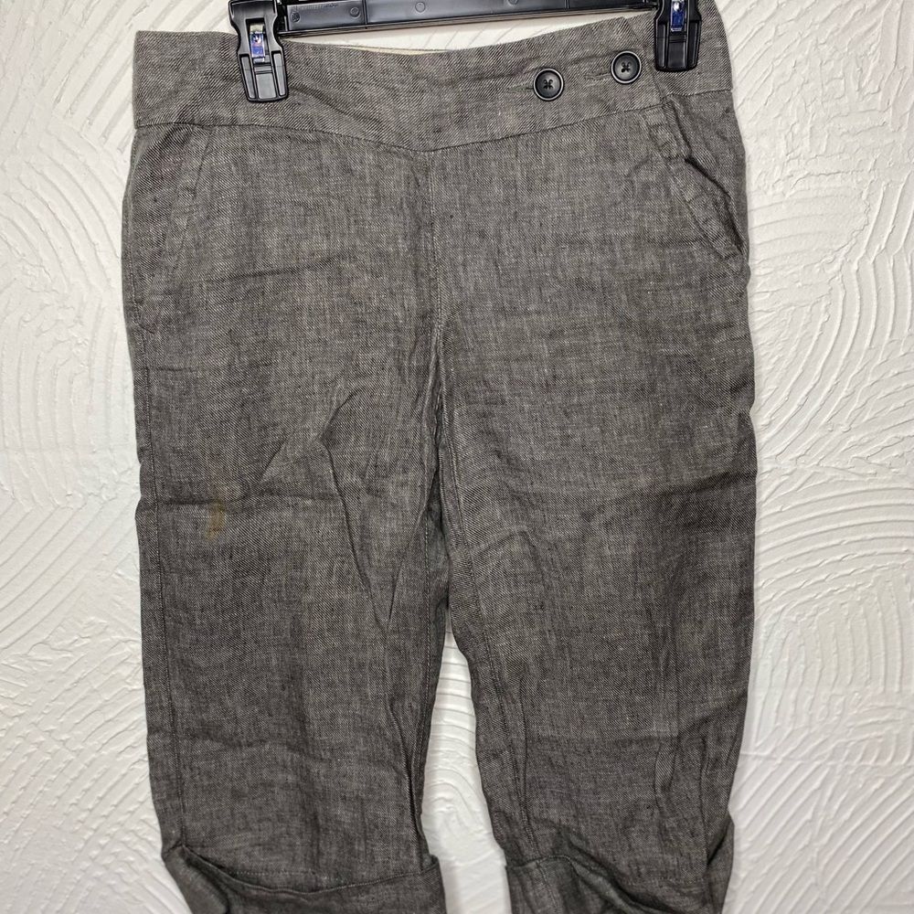 Banana Republic Charcoal Kapri Pants